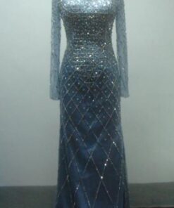 Long Sleeve Pageant Evening Dresses