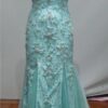 Turquoise colored pageant dresses