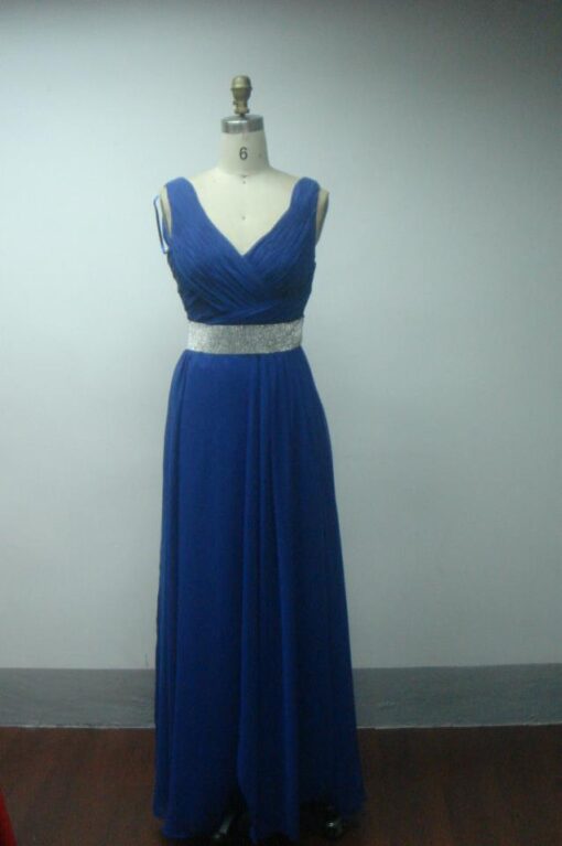 Simple & elegant Pageant Dresses in blue color