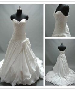 ruched bridal dresses with pick ups