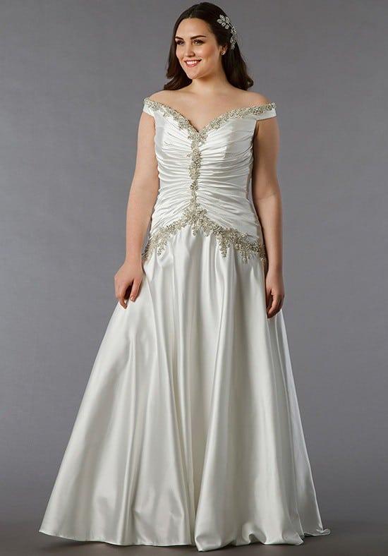 Style 6020K - Off the Shoulder Plus Size Wedding Gowns - Darius Cordell Fashion Ltd Style 6020K - Off the Shoulder Plus Size Wedding Gowns - Darius Cordell Fashion Ltd