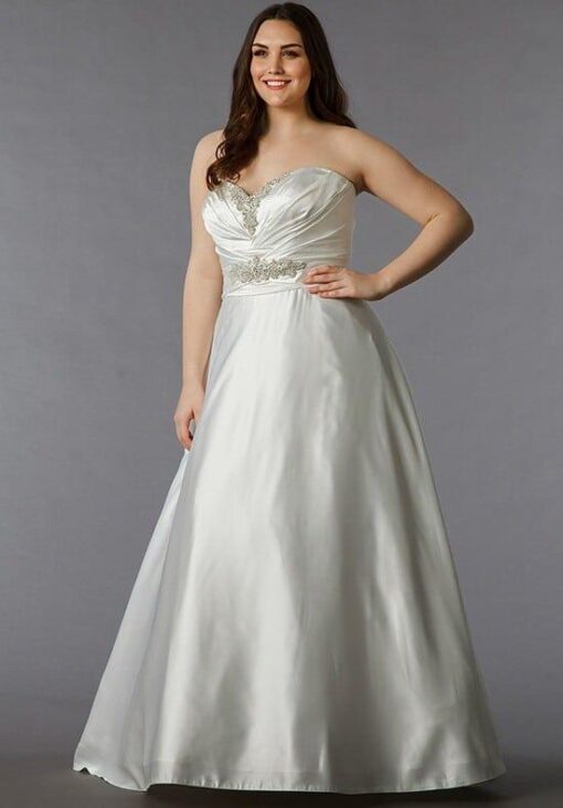 Style 6042K - Strapless Plus Size Wedding Dresses