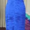 Blue back zipped eveing dress at Darius Cordell