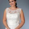 llusion neckline plus size wedding dresses from Darius Cordell