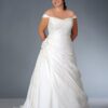 Plus Size Off the Shoulder Wedding Dress at Darius Cordell