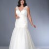 PlusSizeV neckWeddingGown