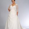 PlusSizesleeveweddinggown