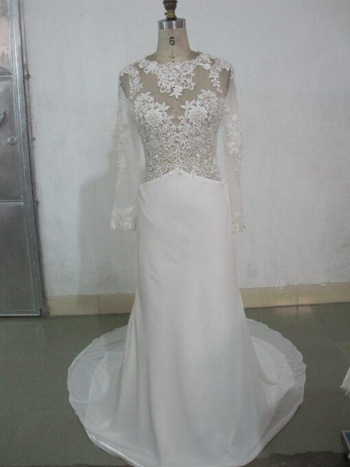 Style Sun1N - Long Sleeve Lace Wedding Dresses