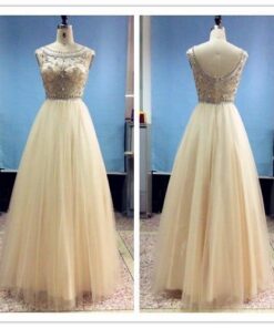 Gold Organza Ball Gown by Darius Cordell