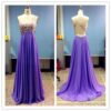 Purple Chiffon Evening Wear gowns