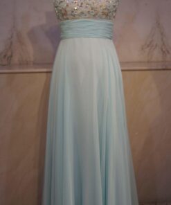 Illusion Neckline Mother of the Bride Dress