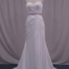 Fitted Plus Size Wedding Gown with beaded belt