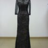 Black Long Sleeve Mother of the Groom Evening Dresses