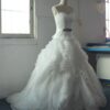 Organza Wedding Gown with Gathers