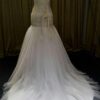 back of lace up wedding dress