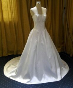 Satin Wedding ball Gown