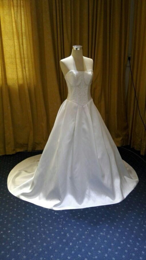 Satin Wedding ball Gown