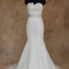 Strapless Lace Wedding Dress with Sash