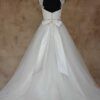 bride dresses with back bow