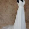 Sleeveless Wedding Dress with cowl back