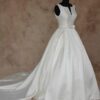 Satin Plus Size Ball Gown for the bride