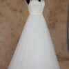 Sleeveless aline Wedding Gown