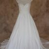 Cap Sleeve Plus Size Wedding Gown