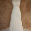 ruched Wedding Gown with sweetheart bust line