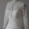 plus size Wedding gown with Long Lace Sleeves