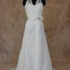 Halter Wedding Dress with aline skirt