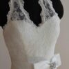 lace halter wedding dress