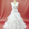 Style ebb15012a-229 Ruffled Plus Size Wedding Gown