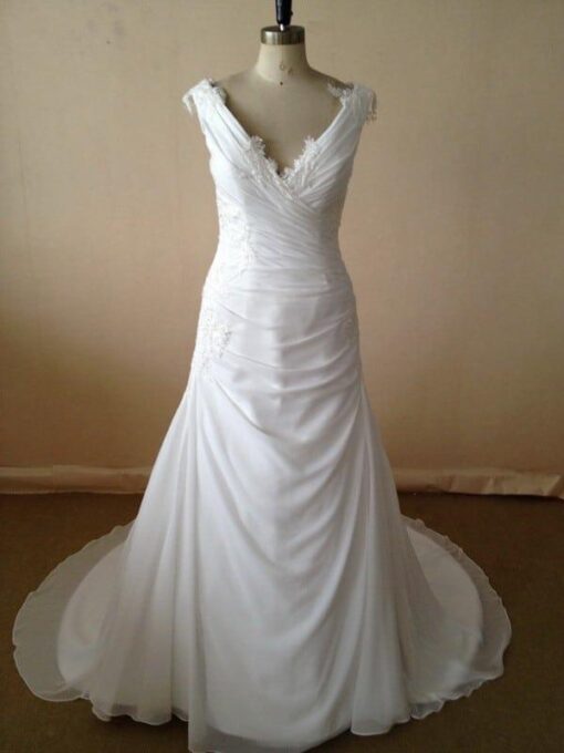 ebb OffTheShoulderPlusSizeWeddingGown