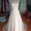 Solid Lace Wedding Gown for Plus Size Brides