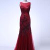 Red and Black Evening Gown Dresses