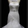 close ruched wedding dress