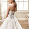 lace up corset style wedding dress