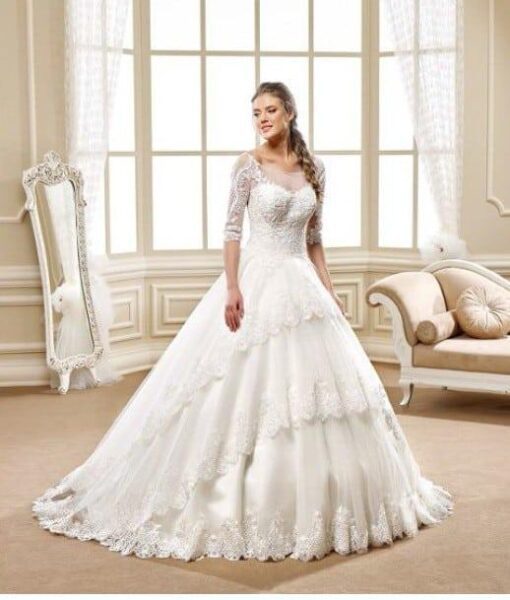 Long Sleeve Bridal Gown