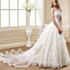 wedding gown with long train