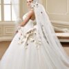 Victorian Bridal Gowns with halter nbeck line