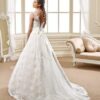 pretty lace up back wedding dress