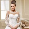 long sleeve ball gown wedding dresses