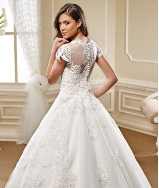 Short Sleeve Couture Bridal gowns