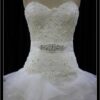 Darius Cordell close sweetheart wedding gown