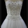 Darius Cordell close intricate beaded wedding gown