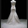 back knot wedding dress