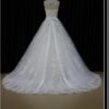 white net wedding gown