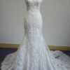 lace bridal gown with straps