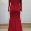 red plus size evening dresses