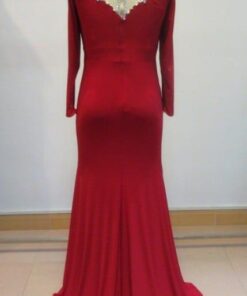 red plus size evening dresses
